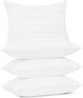downluxe Standard Size Pillows Set of 4 – Premium Down Alternative Bed Pillows by Downluxe