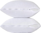 Feather Proof Pillow Protectors 22x22 Pack of 2 Waterproof Soft Bamboo Viscose - Image 3