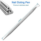 Manicure Kit for Women, 2-Piece Stainless Steel Nail Tools - Image 6