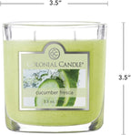 Colonial Candle Cucumber Fresca Scented Jar Candle, 2 Wick, 3.5 oz, Mottled Wax - Image 5
