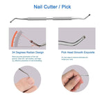 Professional Cuticle Nippers Set, Stainless Steel Manicure Kit - Image 5