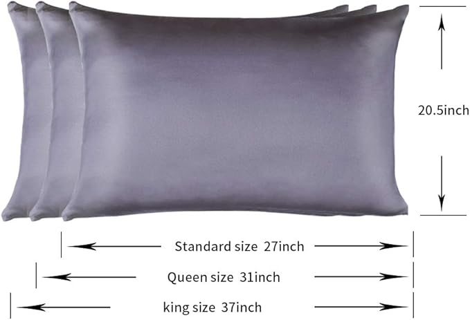 Jocoku 100% Mulberry Silk Pillowcases Set of 2 - Image 6