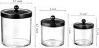 SheeChung 3-Pack Plastic Apothecary Jars - Image 6