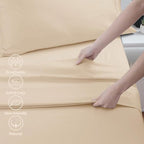 2-Pack Cotton Twin Flat Sheet Only, 600 Thread Count 100% Egyptian Cotton Top - Image 5