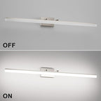 Aipsun 48inch Brushed Nickel Bathroom Llight Fixtures LED Vanity Light - Image 8