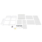 Salon Trolley Cart with Wheels, Mobile Utility Storage Cabinet with 1 Drawer & - Image 9