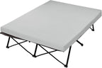 CYMULA Camping Cot Mattress 2in Memory Foam Sleeping Pad, Soft Warm Non-Slip by CYMULA