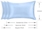 Jocoku 100% Mulberry Silk Pillowcases Set of 2 - Image 5
