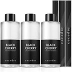 COCODOR Reed Diffuser Oil Refill/Black Cherry /6.7oz / 3 Pack/Aromatherapy by COCODOR