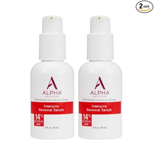 Alpha Skin Care Renewal Serum, 14% Glycolic AHA, Anti-Aging Formula, Alpha by AlphaSkin