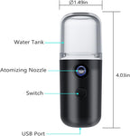 2Pack Kingsmile Facial Mister, Portable Face Mister, Cool Nano Mist Sprayer - Image 5