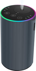Waterless Essential Oil Diffuser, 7 Colors LED Light, Battery Powered Mini by konchile