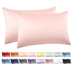 100% Cotton Queen Pillowcases Set of 2, Deep Dream 600 Thread Count Pillow Cases by DeepDream
