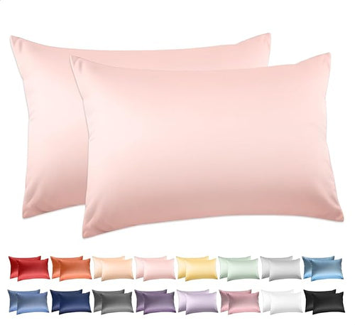 100% Cotton Standard Pillowcases Set of 2, Deep Dream 600 Thread Count Pillow by DeepDream