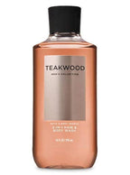 Bath and Body Works, Signature Collection Teakwood 2-in-1 Hair + Body Wash by BathBodyWorks