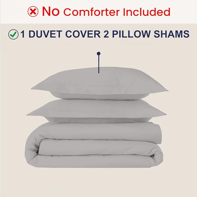 Kotton Culture 3 Pc 120"x120" Duvet Cover Set Super King Plus/Super Oversize - Image 2