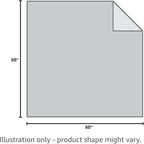Luxurious Oversized Queen 98" x 98" Size Goose Down Fiber Waterfowl Feather - Image 8