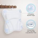Bath Pillow for Tub Luxury Bathtub Pillow for Head and Neck 4D Air Mesh Spa - Image 6