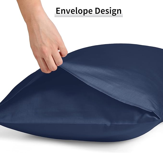 Warmstar Cotton Pillow Cases Standard Size Set of 2, 600 Thread Count - Image 5