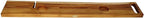 EcoDecors Eleganto 50" Live Edge Solid Teak Bath Caddy Tray - Image 5