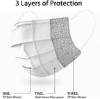 3-Ply Disposable Face Masks, Soft on Skin, Pack of Blue Masks - Image 3