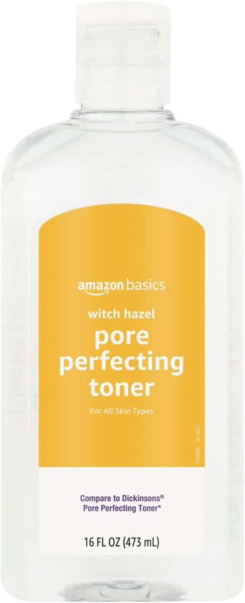 Amazon Basics Witch Hazel Pore Perfecting Toner, 100% Natural Distilled by AmazonBasics