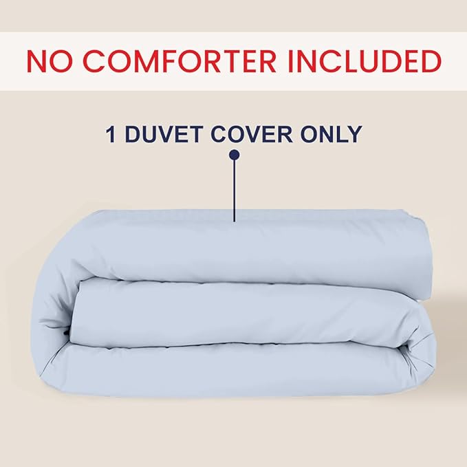 Kotton Culture 1 Pc Twin XL/Twin Duvet Cover Only-100% Egyptian Cotton 600 - Image 2