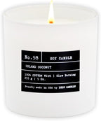 Lulu Candles | Island Coconut | Luxury Scented Soy Jar Candle | Hand Poured in - Image 4