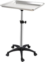 Salon Rolling Tray, Height Adjustable Tattoo Tray Rolling Cart, Storage Utility by Roixeeds