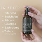 River Birch Sea Salt + Citrus Scented Linen and Room Spray | Home Fragrance | 4 - Image 2