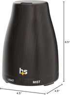 HealthSmart Essential Oil Diffuser, Cool Mist Humidifier and Aromatherapy - Image 8