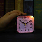 Peakeep Small Battery Operated Analog Travel Alarm Clock Silent No Ticking - Image 5