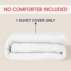 Kotton Culture 1 Pc Duvet Cover King Size-100% Egyptian Cotton 600 Thread Count - Image 2