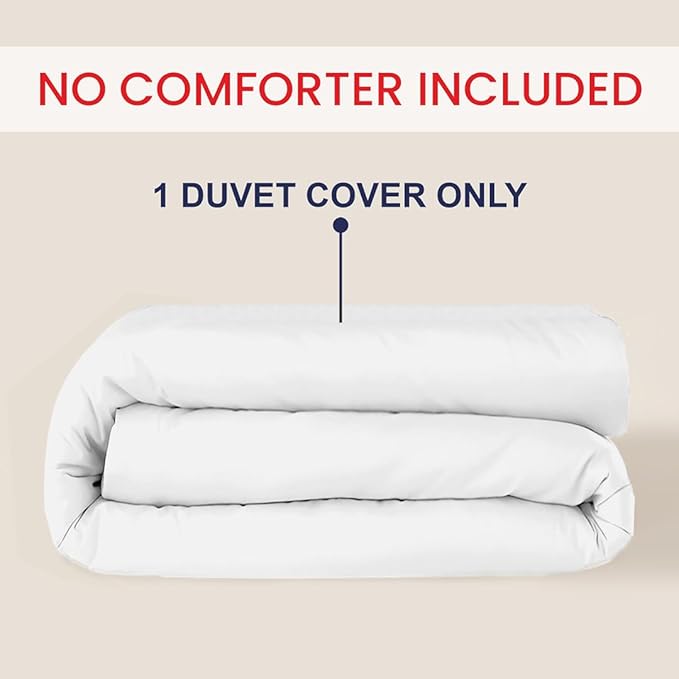 Kotton Culture 1 Pc Duvet Cover Queen Size/Full Size-100% Egyptian Cotton 600 - Image 2