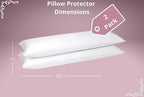 CirclesHome Pillow Protectors 2 Pack Body Zippered - Image 3
