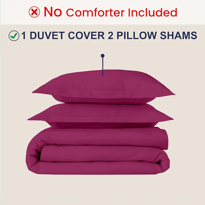 Kotton Culture 3 Pc Duvet Cover King Size Set-100% Egyptian Cotton 600 Thread - Image 2