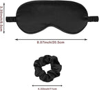 Satin Eye Mask 8Pcs Silk Sleep Masks Silky Blindfold Eyeshade Blackout Eyes - Image 3