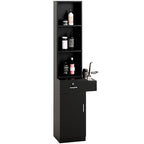 mefeir Salon Station, Barber Hair Stylist Storage Cabinet by mefeir