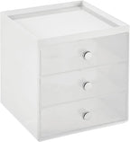 mDesign Makeup Organizer Storage Station Cube - Image 9