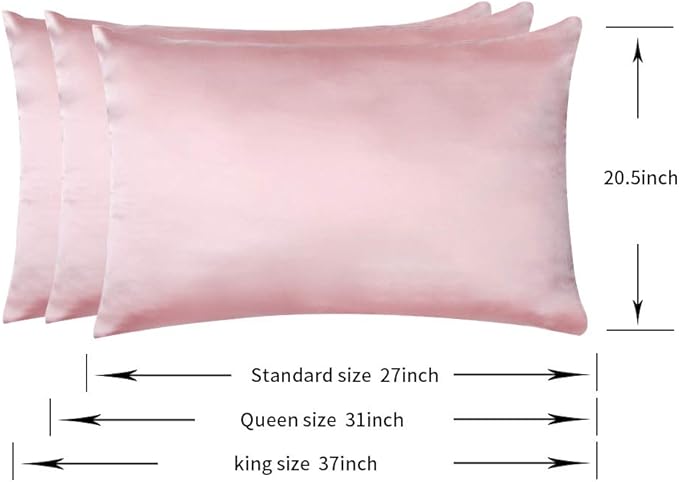 Jocoku 100% Mulberry Silk Pillowcases Set of 2 - Image 6