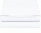 Full Size Flat Sheet Only, Soft 300 Thread Count 100% Cotton Sheets, Cooling & - Image 2