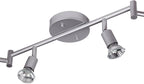 Globe Electric 59351 Payton 6-Light Foldable Track Lighting, Matte Silver - Image 3