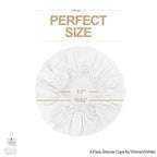 Shower Cap for Women Reusable Extra Large Shower Cap for Men Satin Double Layer - Image 5