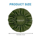 Shower Cap for Women, Double Layer Waterproof Bath Cap, Reusable Hair Protector - Image 4