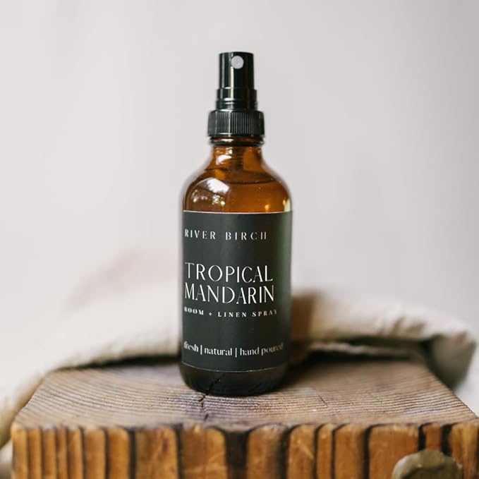 River Birch Tropical Mandarin Scented Linen and Room Spray | Home Fragrance | 4 - Image 4