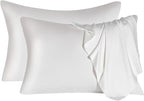 2 Pcs Mulberry Silk Pillowcase for Hair and Skin, Cooling Silk Pillow Case by SIYUAN
