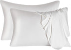 2 Pcs Mulberry Silk Pillowcase for Hair and Skin, Cooling Silk Pillow Case by SIYUAN