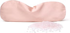 Weighted Eye Pillow for Relaxation, SPA and Travelling, 100% Natural Rose Quartz by KISMETICS