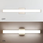 Bathroom Vanity Light Brushed Nickel Square LED 24 inch 14W 4000K Natural White - Image 5
