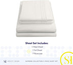 Twin XL Sheets - Breathable Luxury Sheets - 1800 Supreme Collection Extra Soft - Image 4
